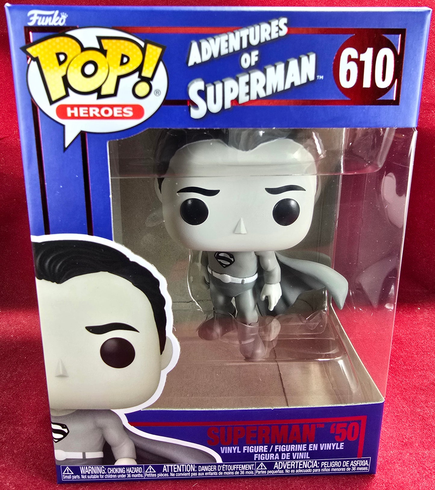 Superman '50 Funko (Nib) # 610
With pop protector