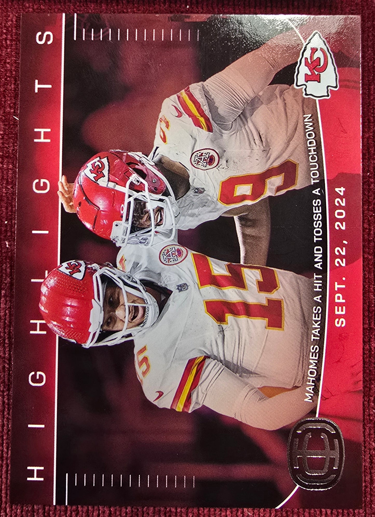 Kansas City Chiefs Past and Present Team Football Card Set of 15.