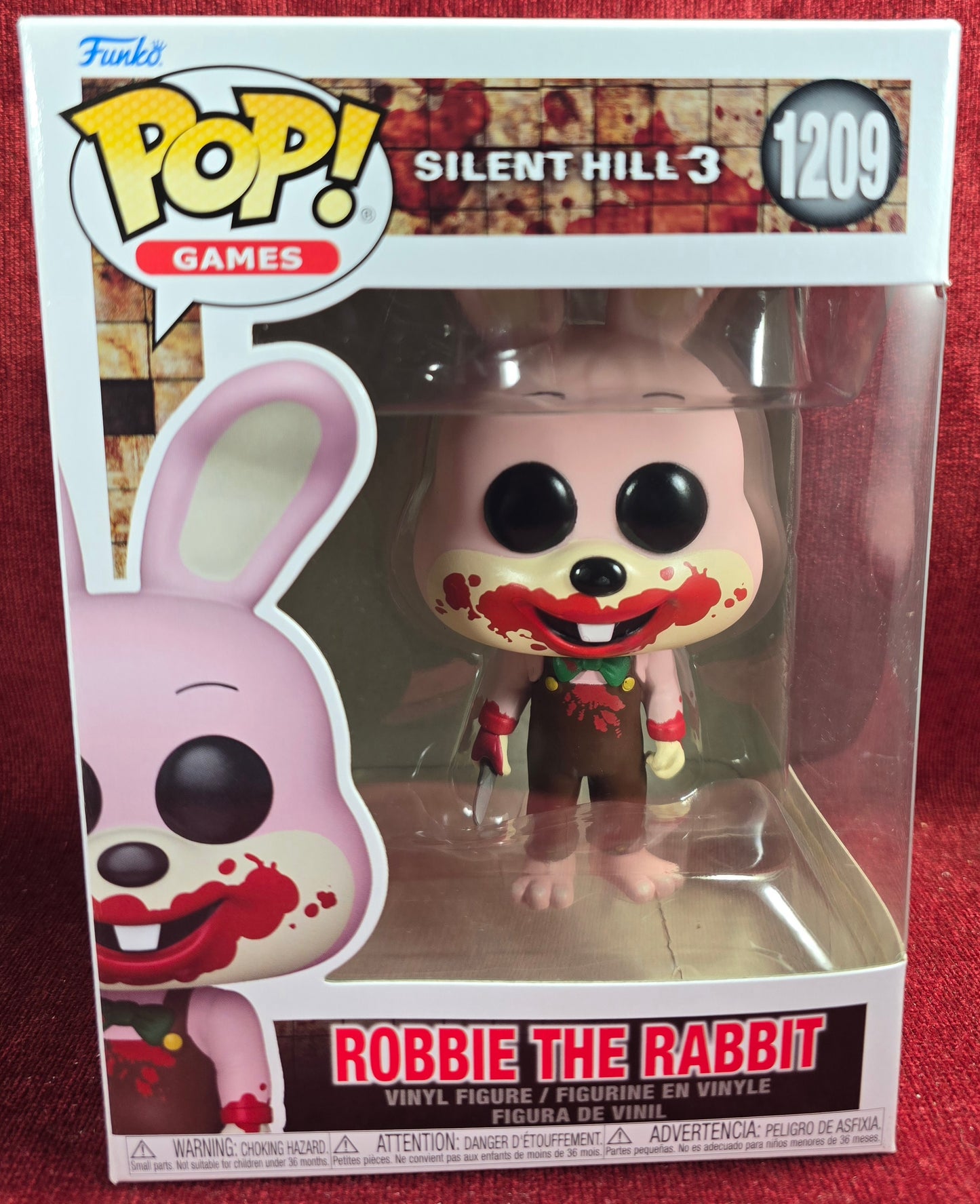 Funko Pop! Games: Robbie the Rabbit # 1209 (Nib)
With pop protector