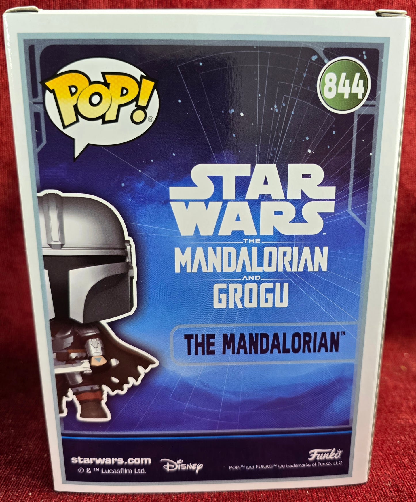 Funko Pop! Star Wars: The Mandalorian Figure # 844 (Nib) 
With pop protector