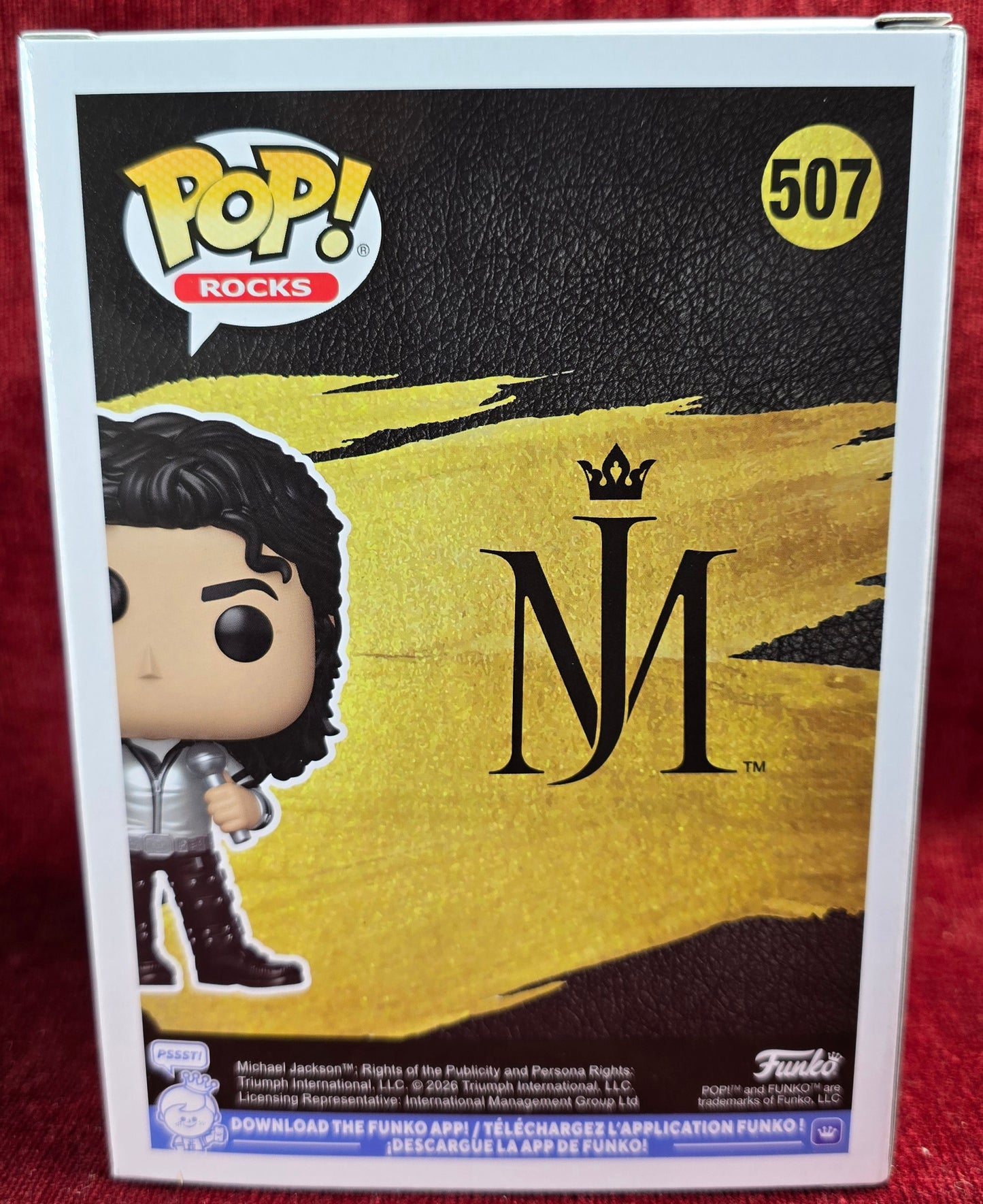 Funko Pop! Rocks: Michael Jackson # 507 (Nib)
With pop protector