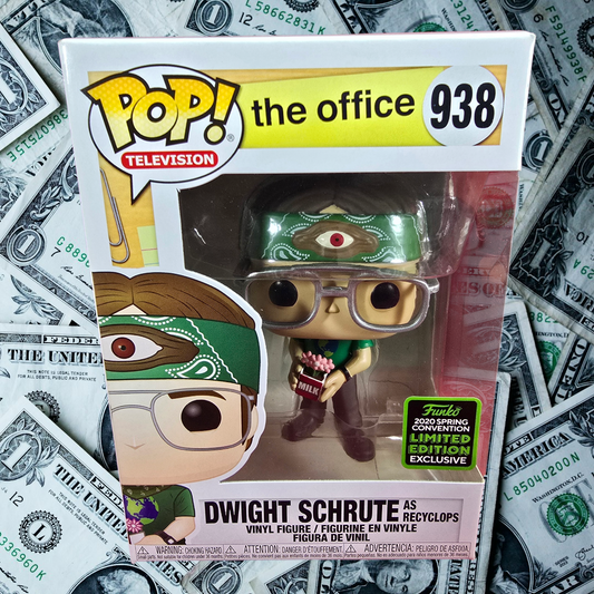 Funko Pop! Vinyl: Dwight Schrute as Recyclops # 938 (Nib)
With pop protector