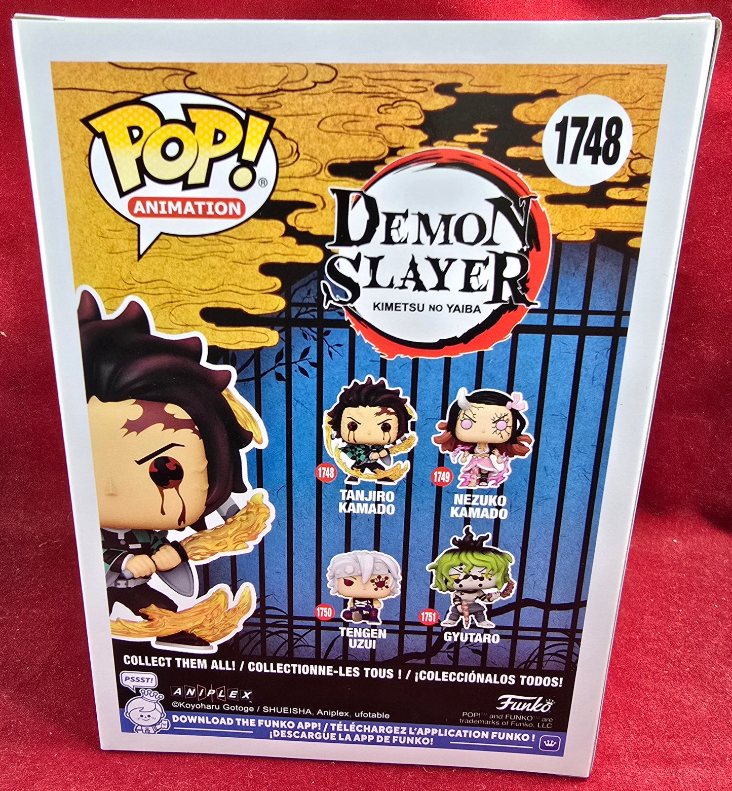 Funko POP! Vinyl:  Tanjiro Kamado Funko # 1748 (Nib)
With pop protector