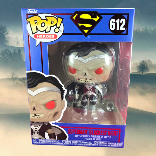 Through the Ages Superman Blackest Night Funko  #612 (Nib) With Pop Protector
