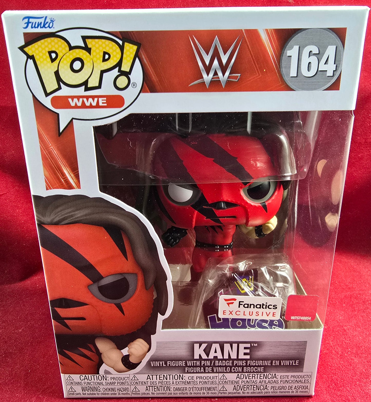 Kane fanatics exclusive funko # 164 (nib) With pop protector
