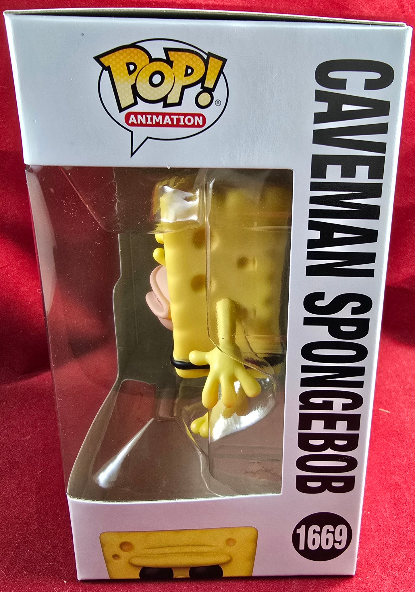 Caveman SpongeBob funko # 1669 (nib) With pop protector