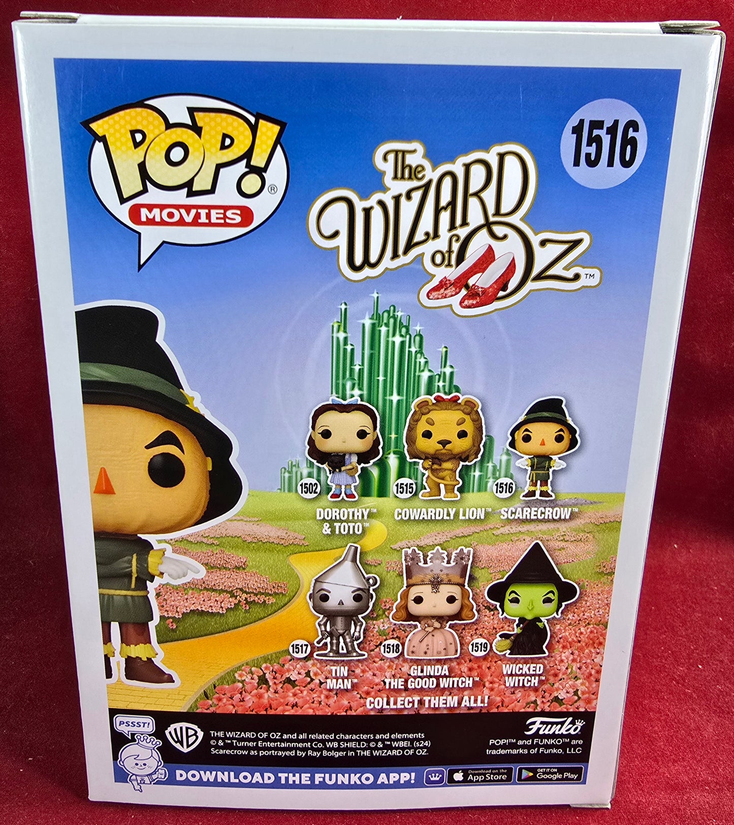 Scarecrow funko # 1516 (nib)
With pop protector