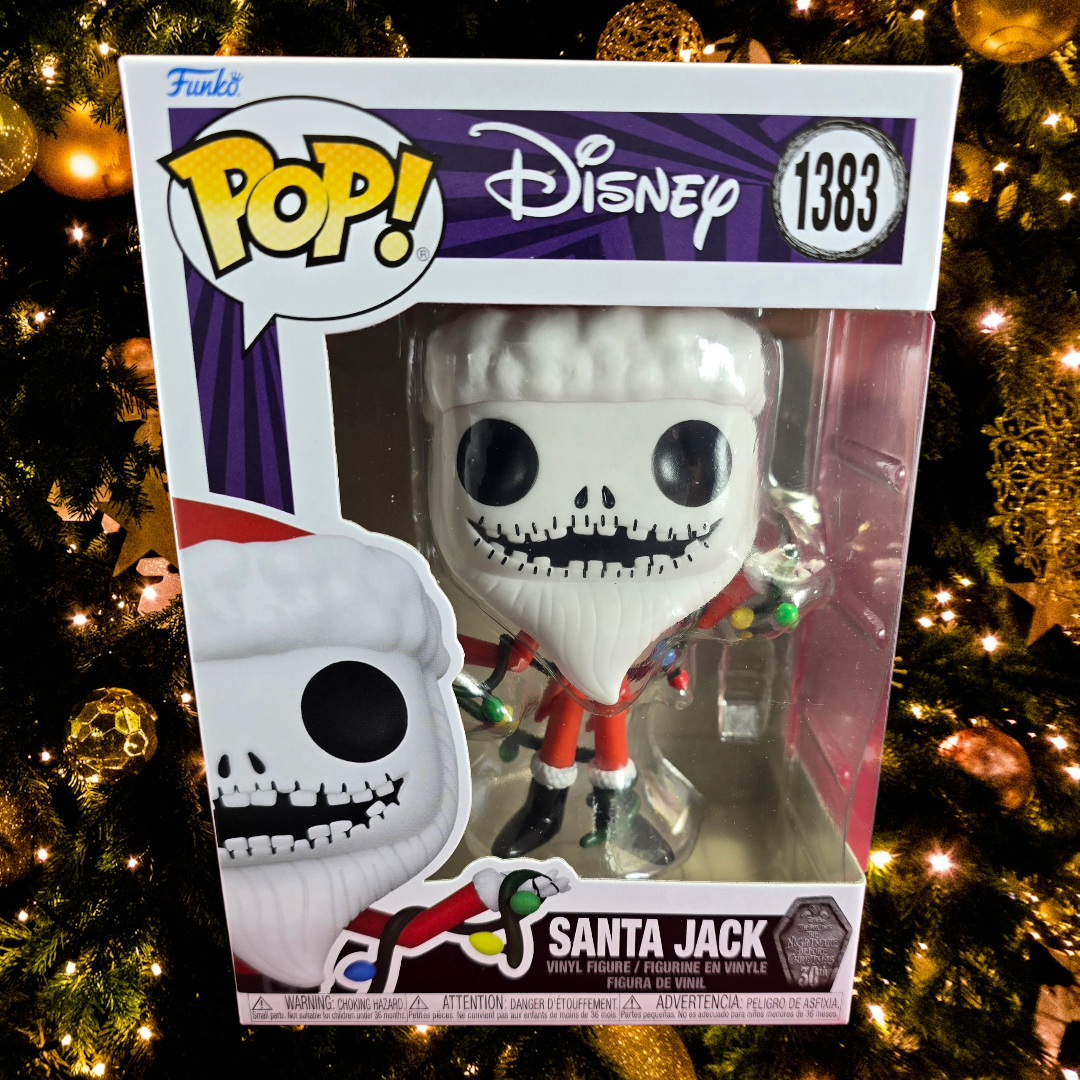 Funko Pop!  Santa Jack Skellington #1383 (Nib)
With pop protector