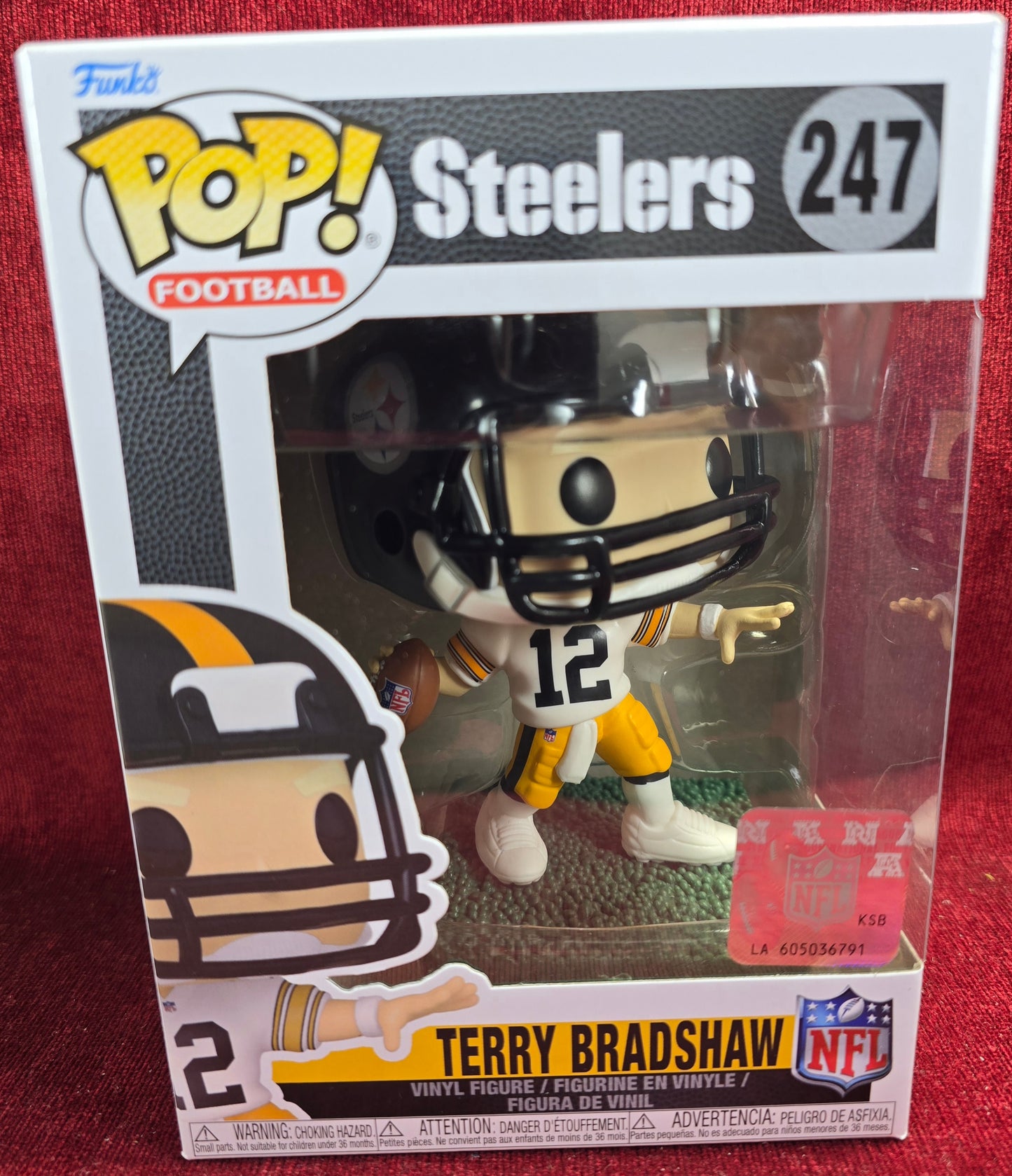 Funko Pop! Football: Terry Bradshaw Funko # 247 (Nib)
With pop protector