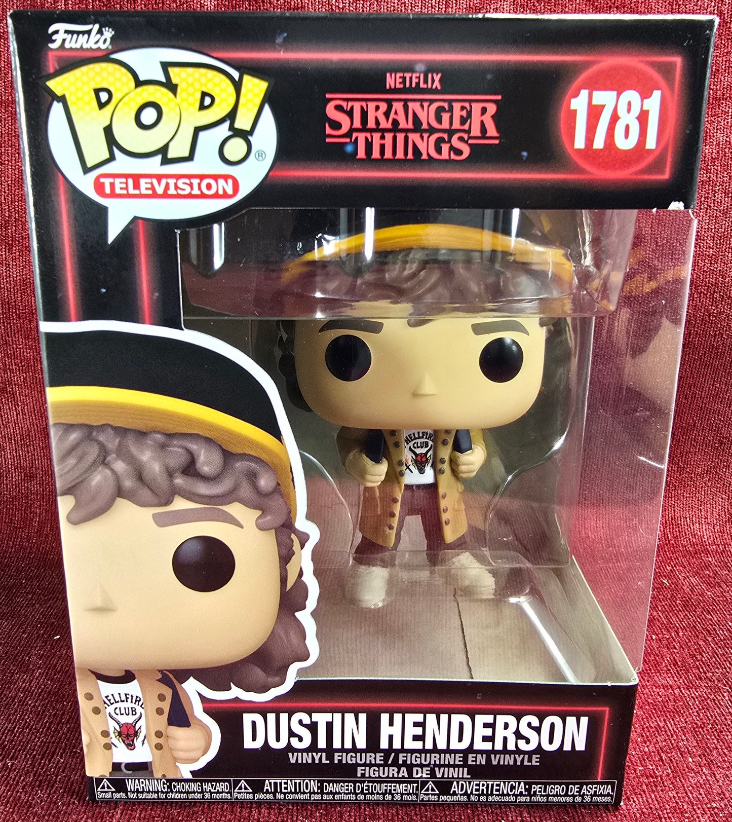 Funko Pop! Vinyl: Dustin Henderson #1781 (Nib) 
With pop protector