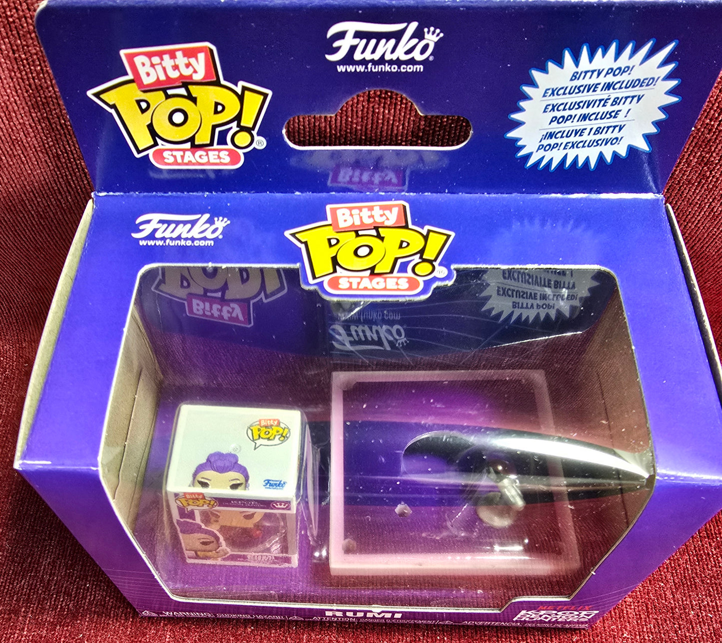 Funko! Bitty Pop Stages: Brand New Rumi With Stage (Nib)