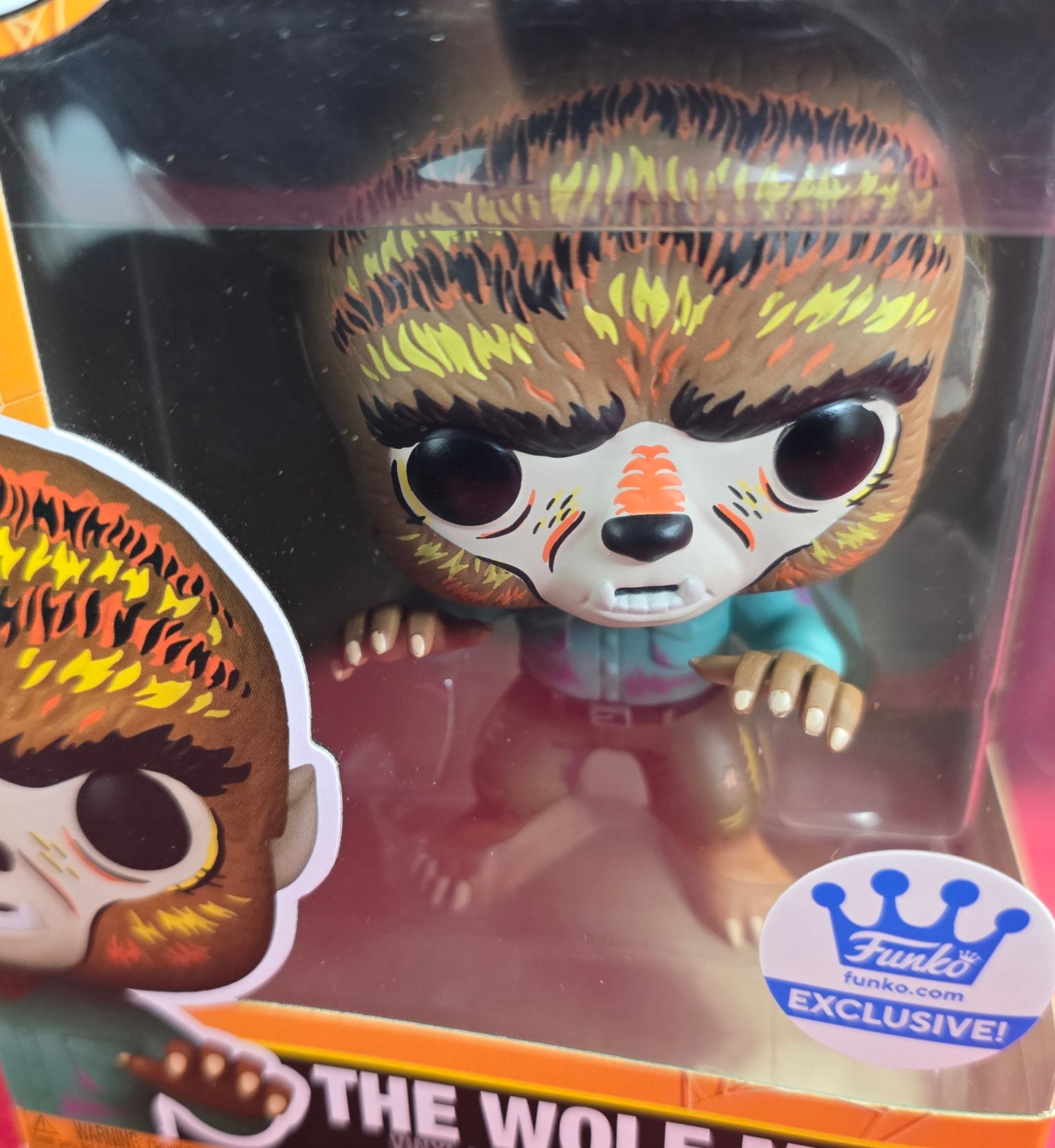 The wolf man funko exclusive # 1633 (nib) With pop protector
