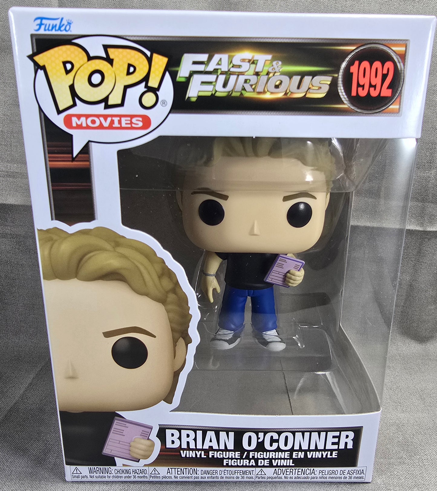 Funko Pop! Vinyl:  Brian O’Conner Funko #1992 (Nib)
With pop protector