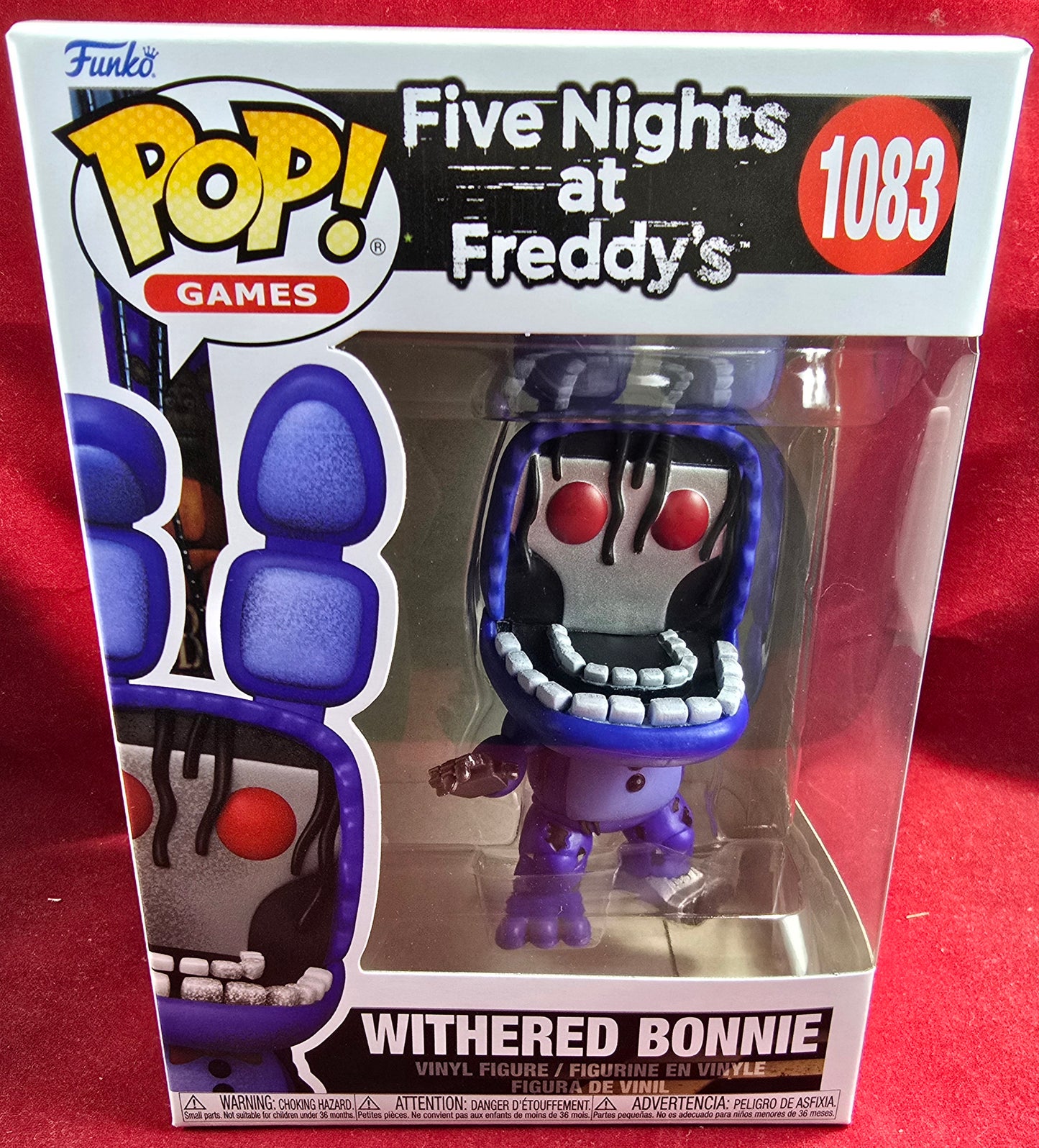 Withered Bonnie funko # 1083 (nib) With pop protector
