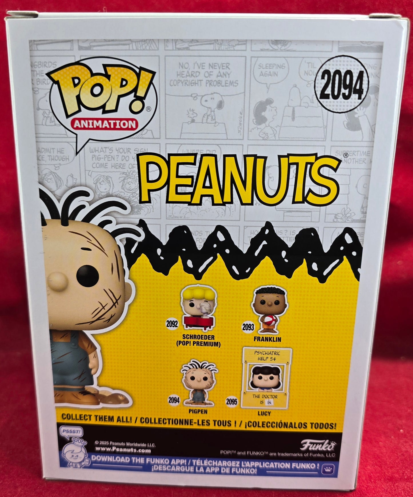 Pigpen Funko  #2094 (Nib)
With pop protector
