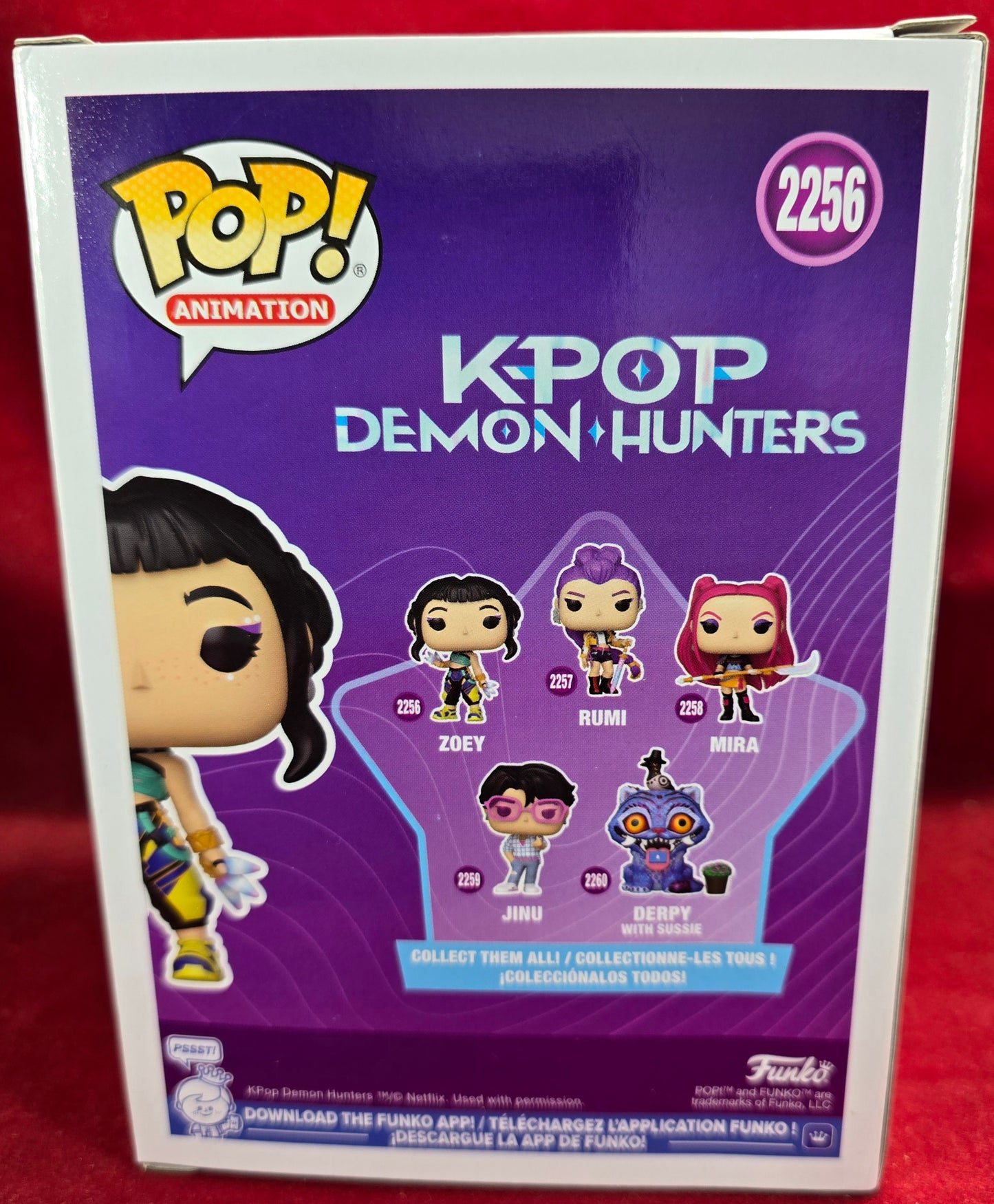 Zoey Funko #2256 (Nib)
With pop protector