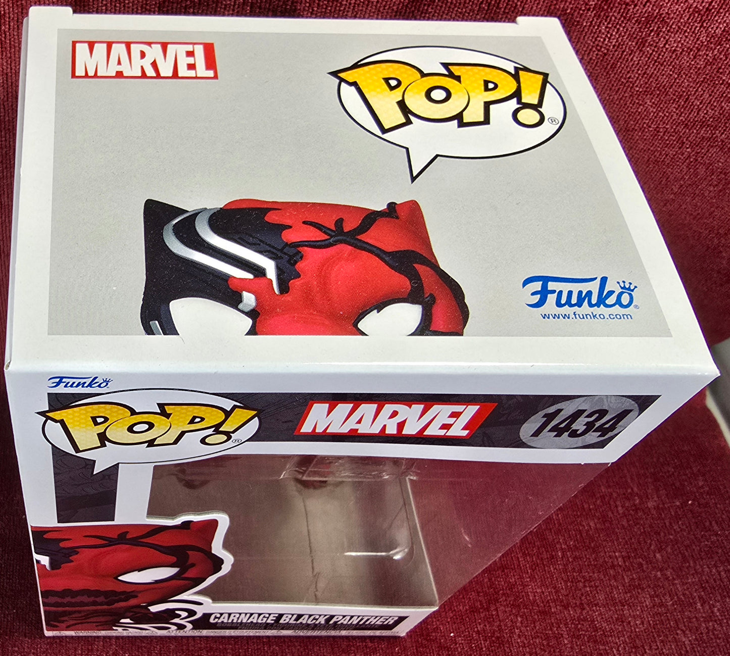 Funko Pop! Vinyl: Carnage Black Panther # 1434 (Nib)
With pop protector