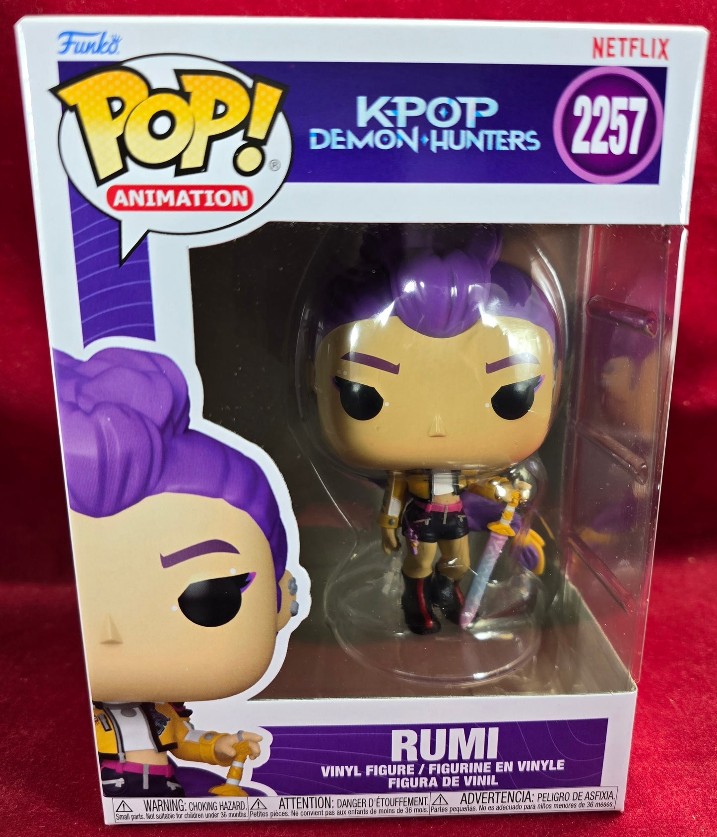 RUMI Funko #2257 (Nib)
With pop protector