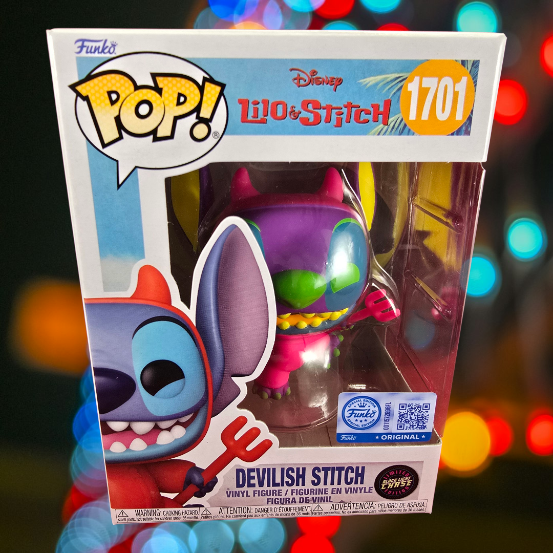 Devilish Stitch Entertainment Earth Exclusive Funko # 1701 (Nib) 
With pop protector