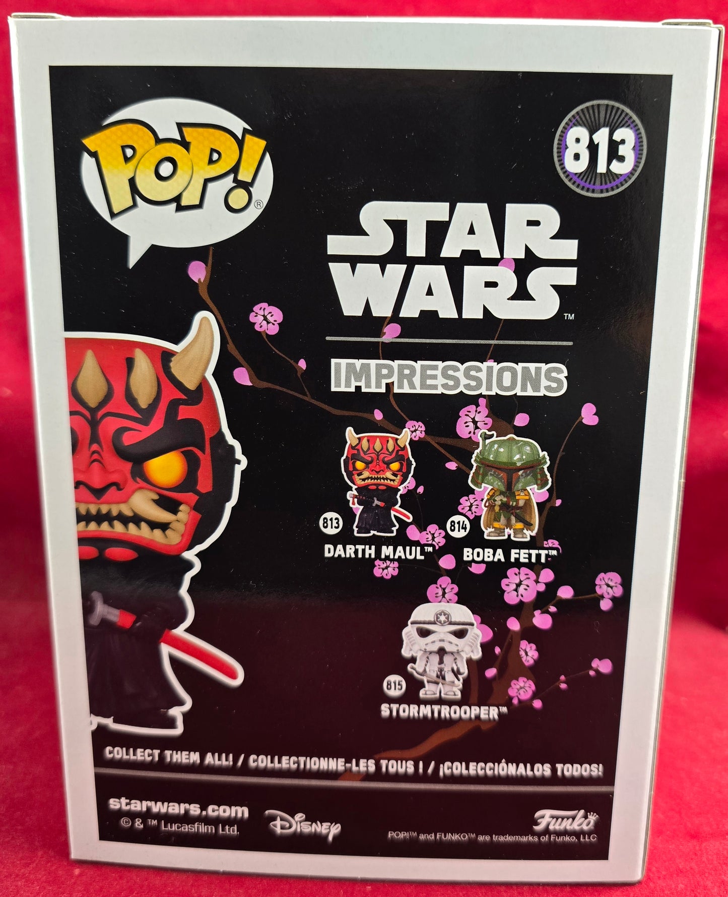 Darth Maul Funko #813 (Nib)
With pop protector