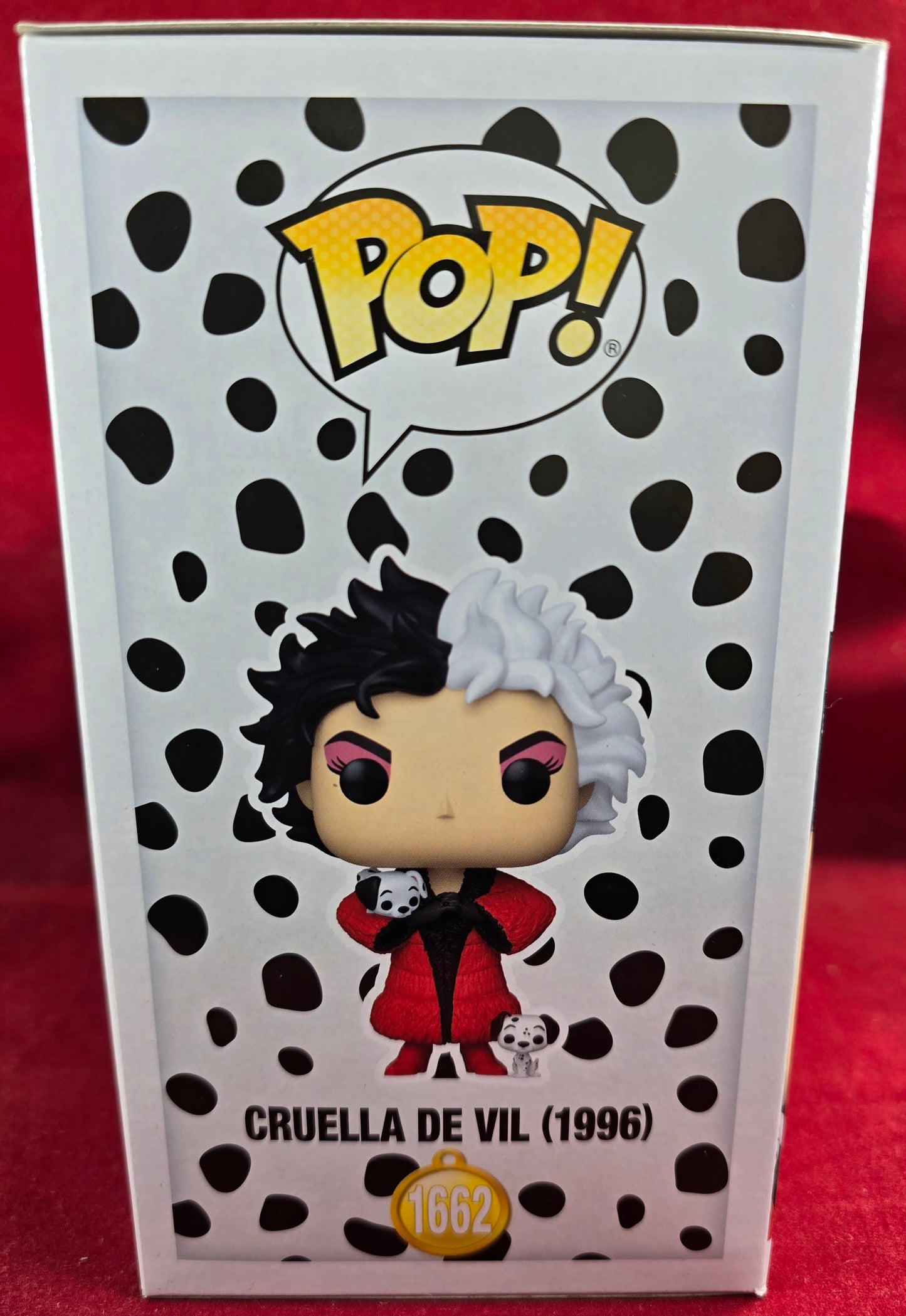 Cruella De Vil (1996) Funko # 1662 (Nib) With pop protector