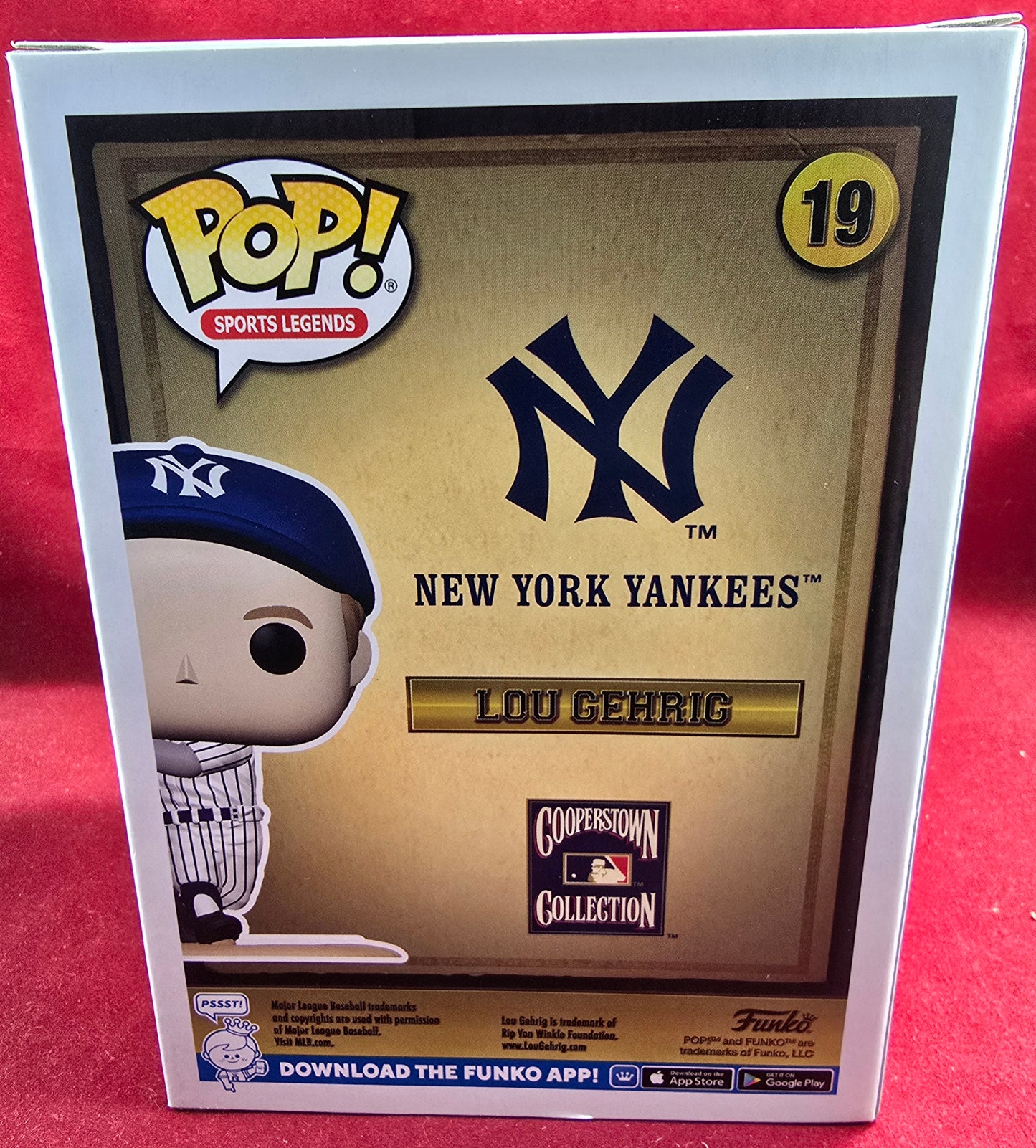 Lou Gehrig chase funko # 19 (nib) With pop protector