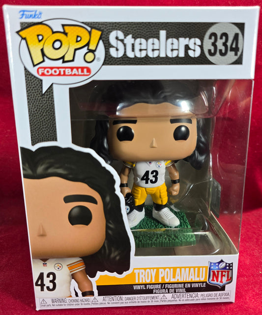 Funko POP!  Troy Polamalu Funko # 334 (Nib)
With pop protector