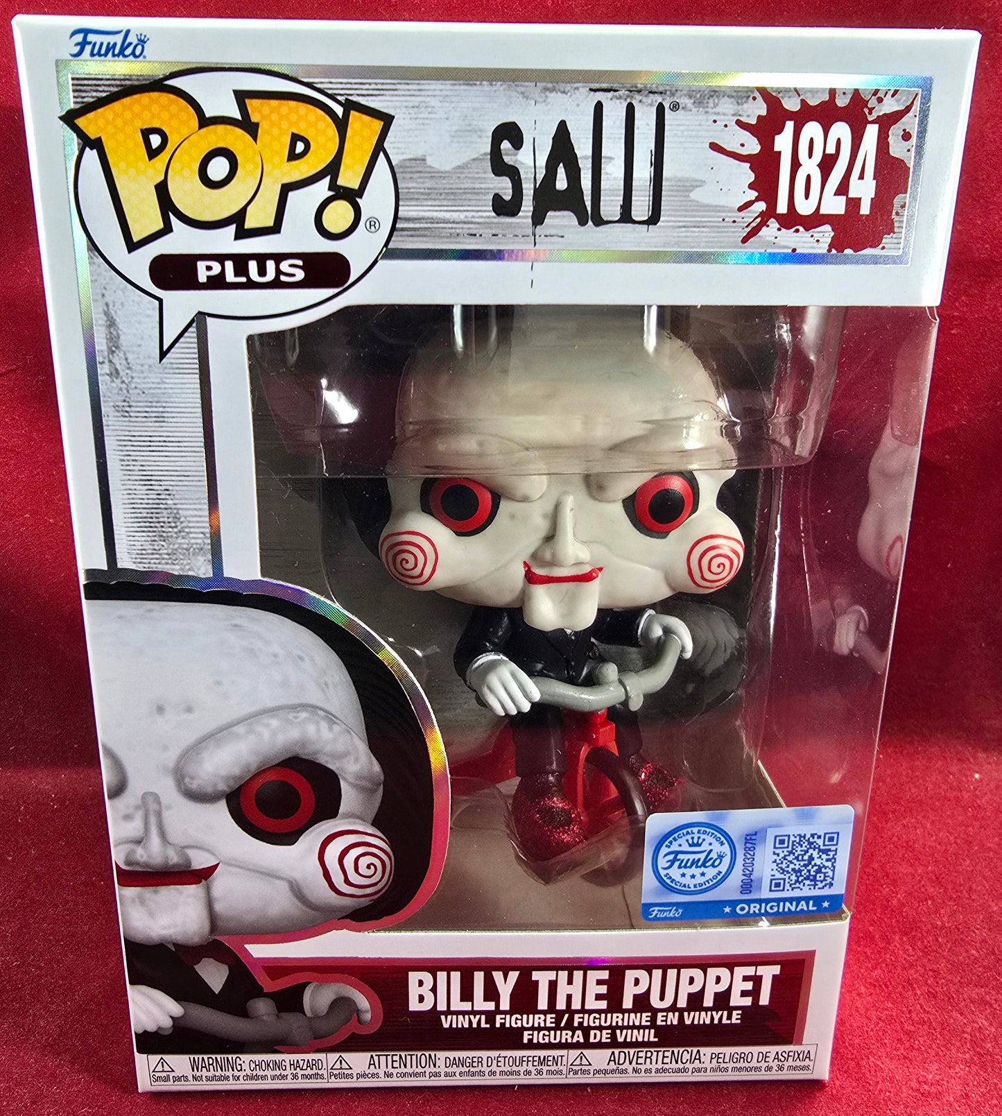 Billy The Puppet Amazon Exclusive Funko # 1824 (Nib)
With pop protector