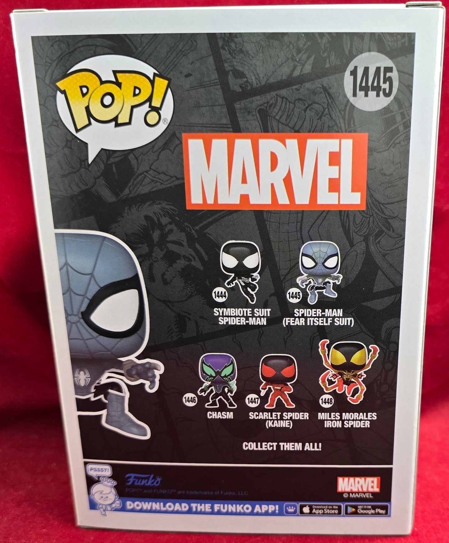 Spider-Man (Fear Itself suit) # 1445 (nib) With pop protector