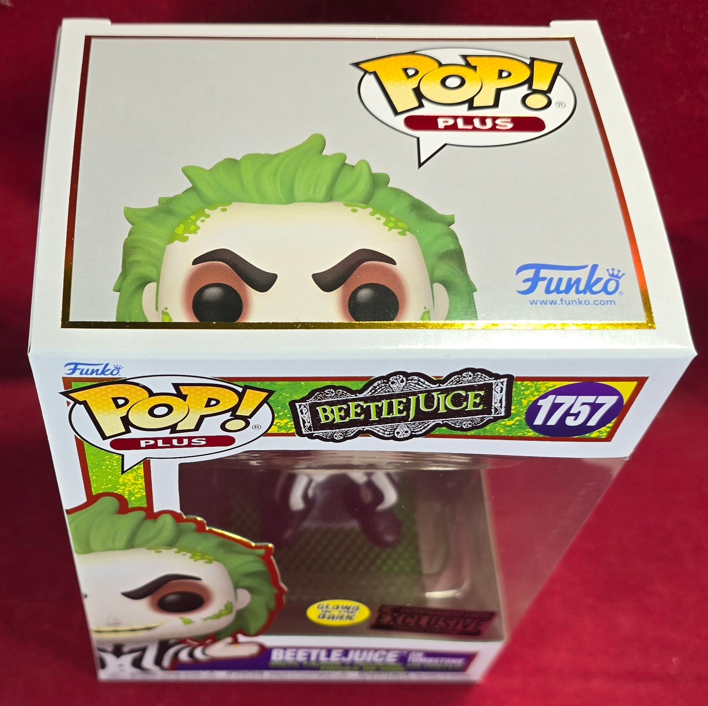 Beetlejuice entertainment earth exclusive funko # 1757 (nib) With pop protector