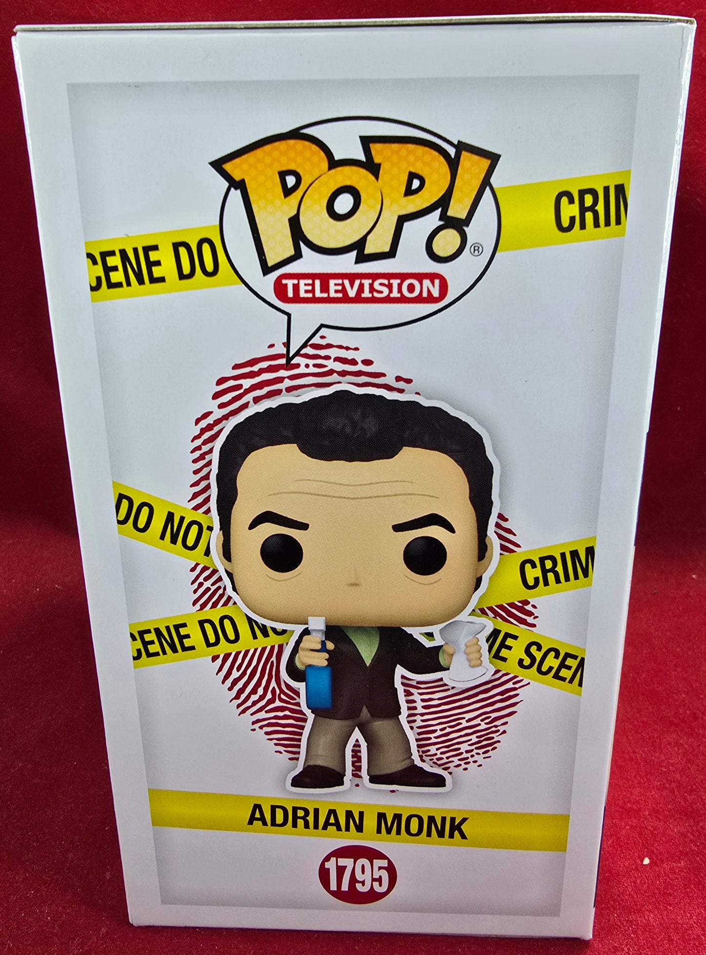 Adrian Monk funko # 1795 (nib) With pop protector
