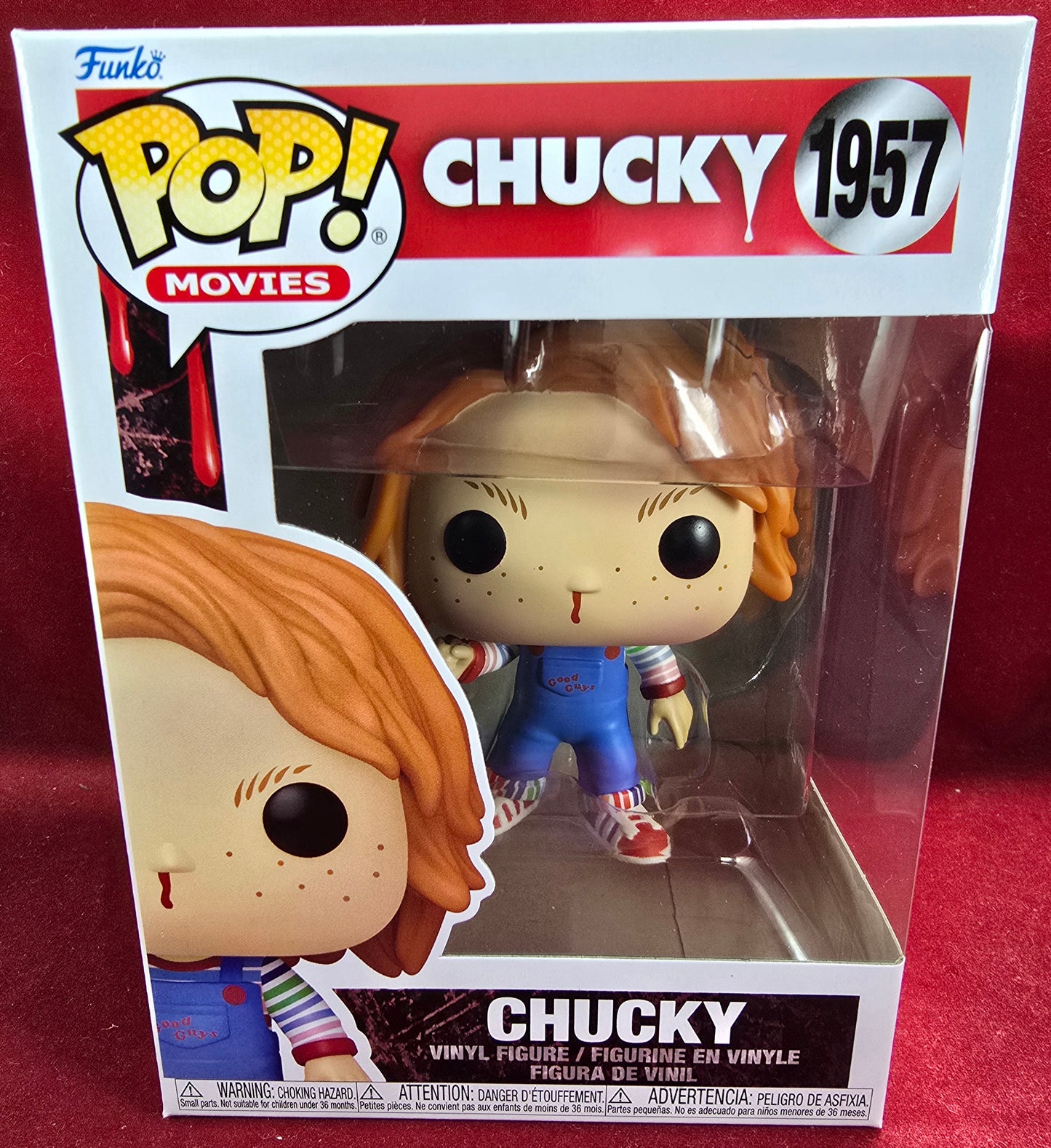 Chucky Funko # 1957 (Nib)
With pop protector