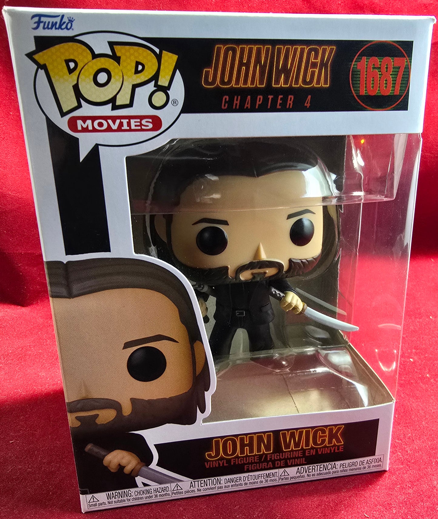 John Wick funko # 1687 (nib) With pop protector