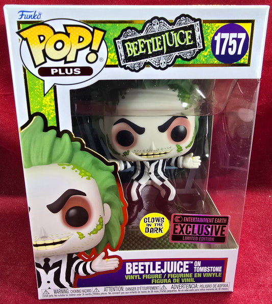 Beetlejuice entertainment earth exclusive funko # 1757 (nib) With pop protector