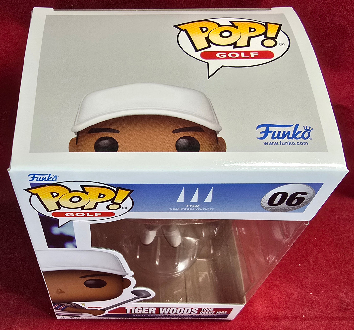 Funko Pop!  Tiger Woods Funko # 06 (Nib)
With pop protector