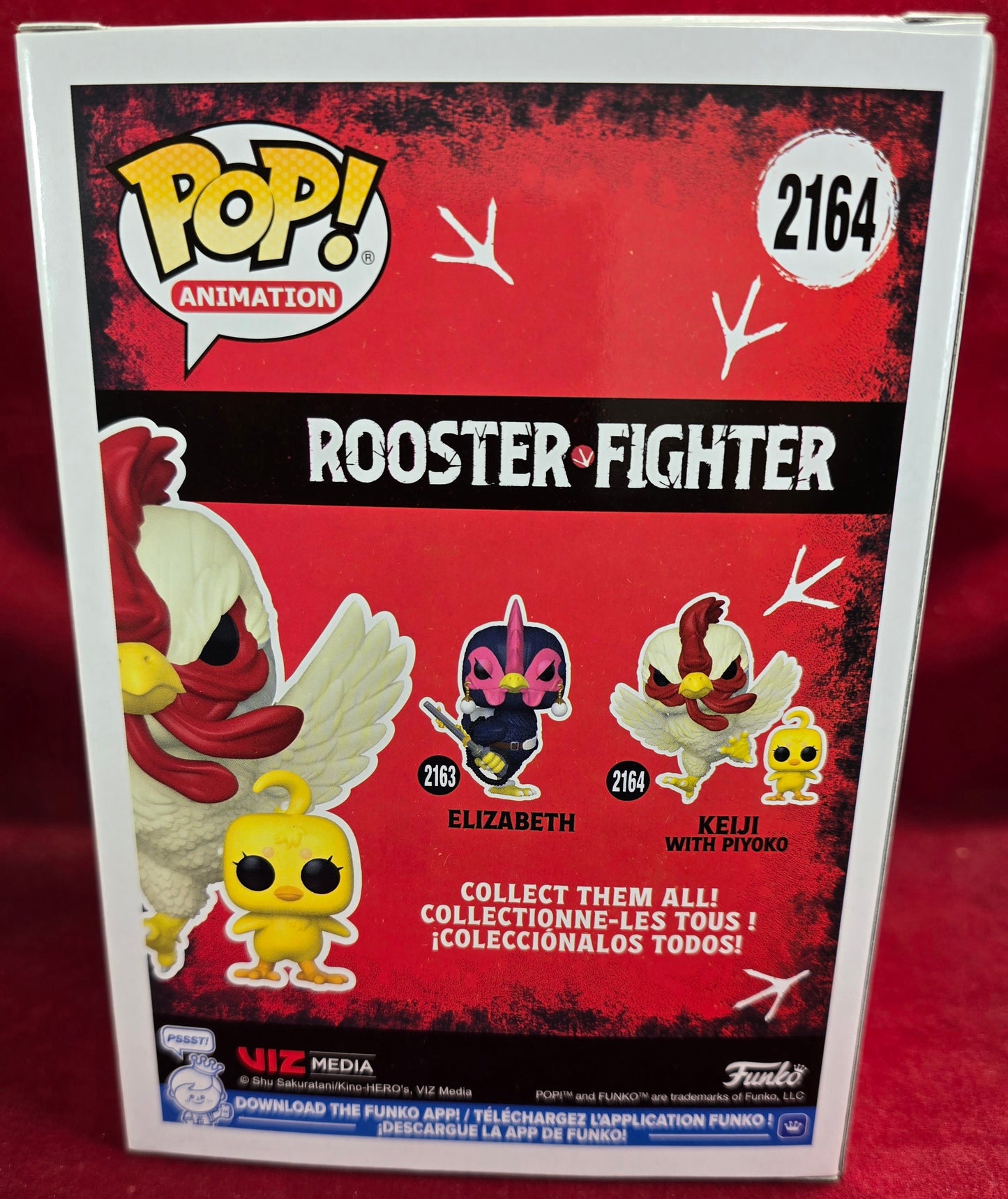 Keiji with Piyoko Funko #2164 (Nib)
With pop protector