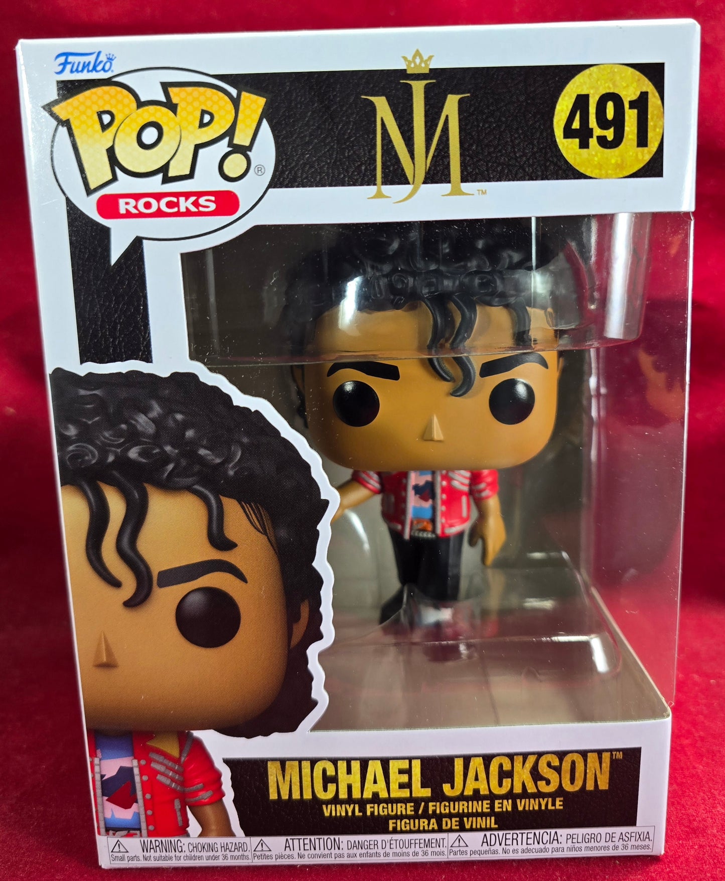Michael Jackson Funko #491 (Nib) 
With pop protector