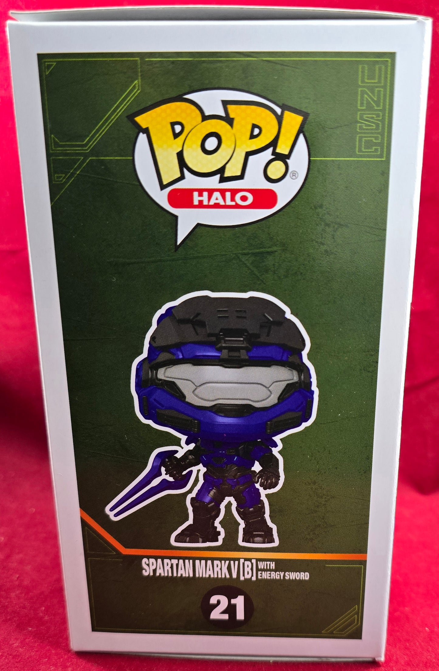 Spartan mark v [b] with energy sword funko # 21 (nib) With pop protector