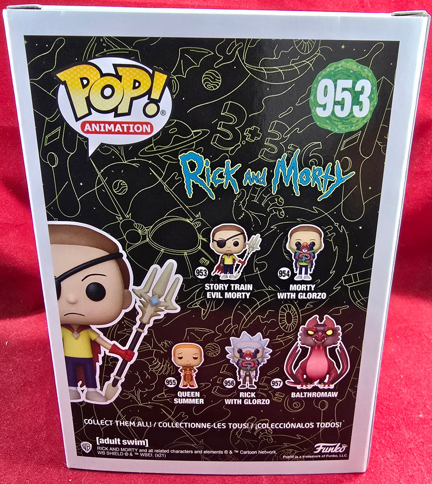 Story Train Evil Morty funko # 953 (nib) With pop protector