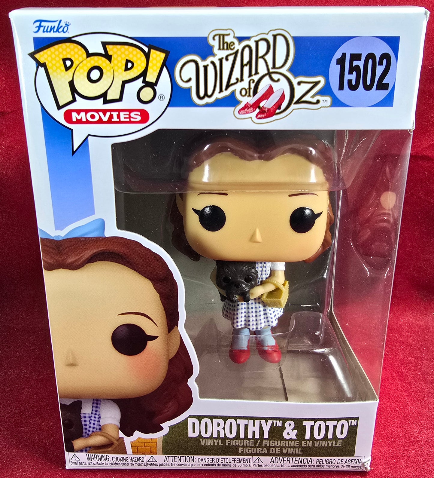 Dorothy & toto funko # 1502 (nib)
With pop protector