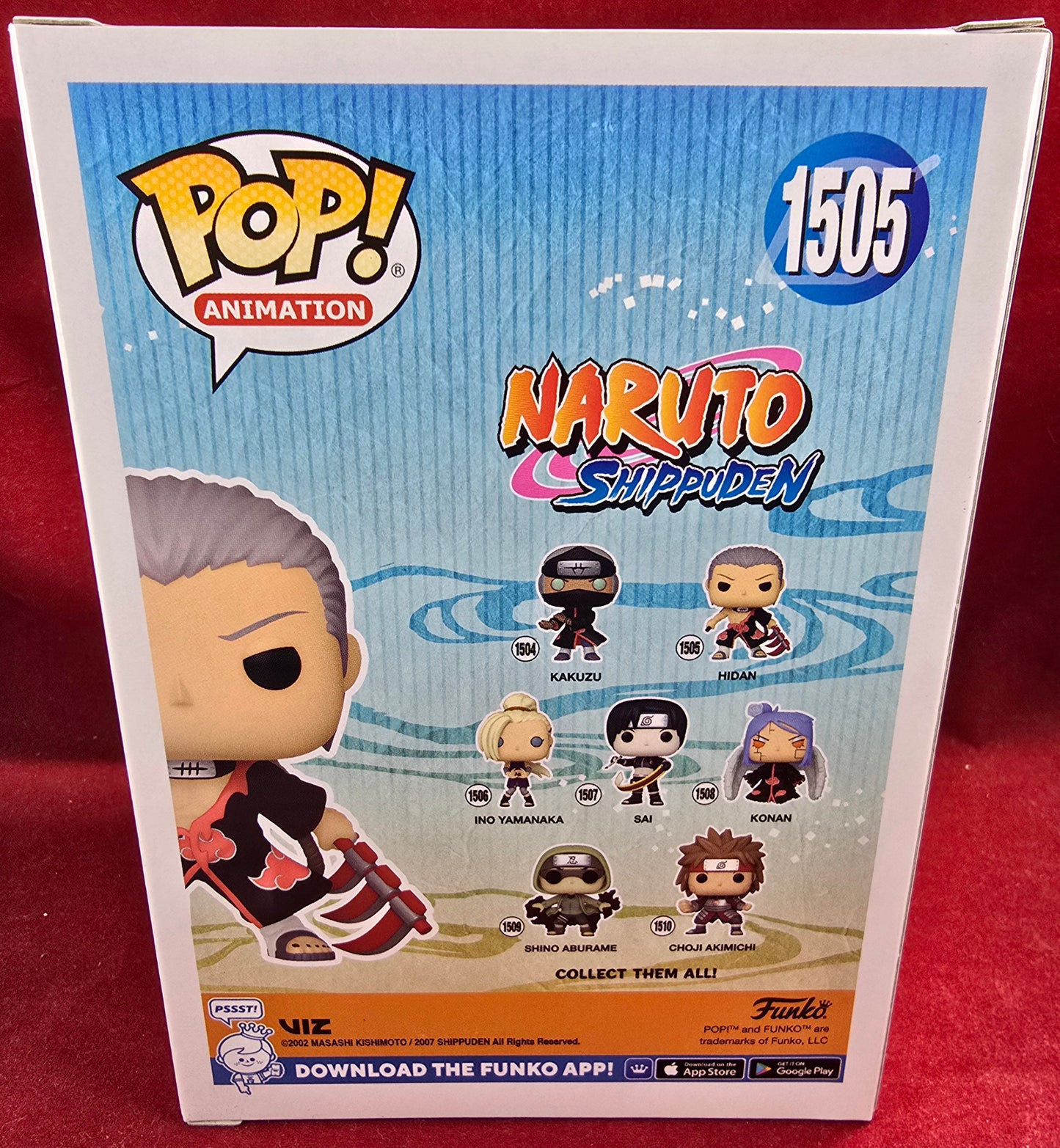 Hidan chase funko # 1505 (nib)with pop protector
