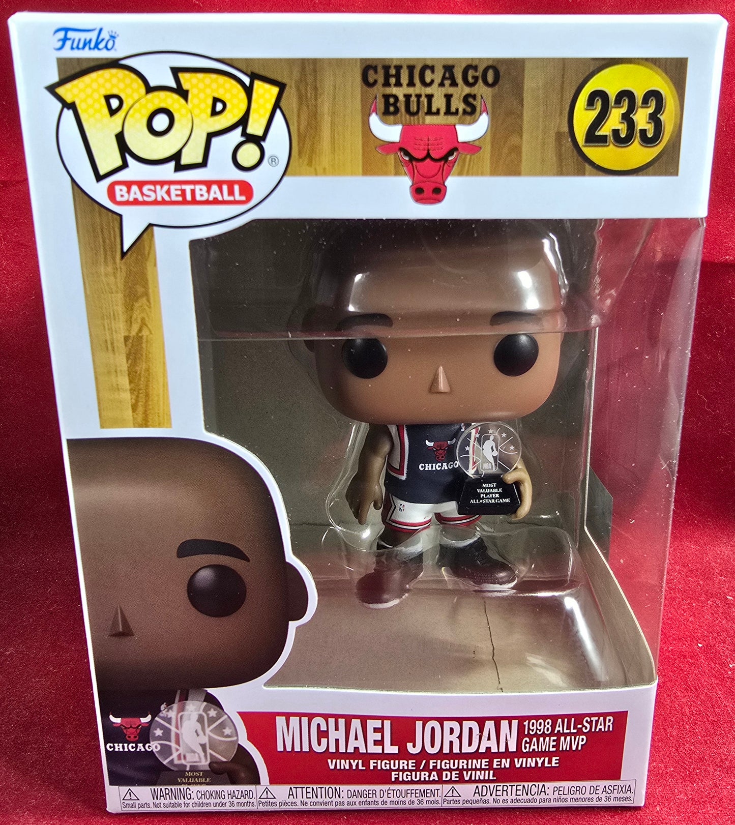 Funko POP! Vinyl: Michael Jordan # 233 (Nib) 
With pop protector
