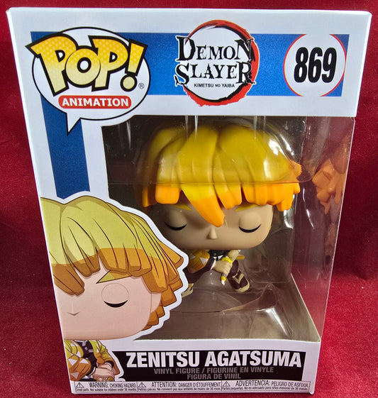 Zenitsu Agatsuma funko # 869 (nib) With pop protector