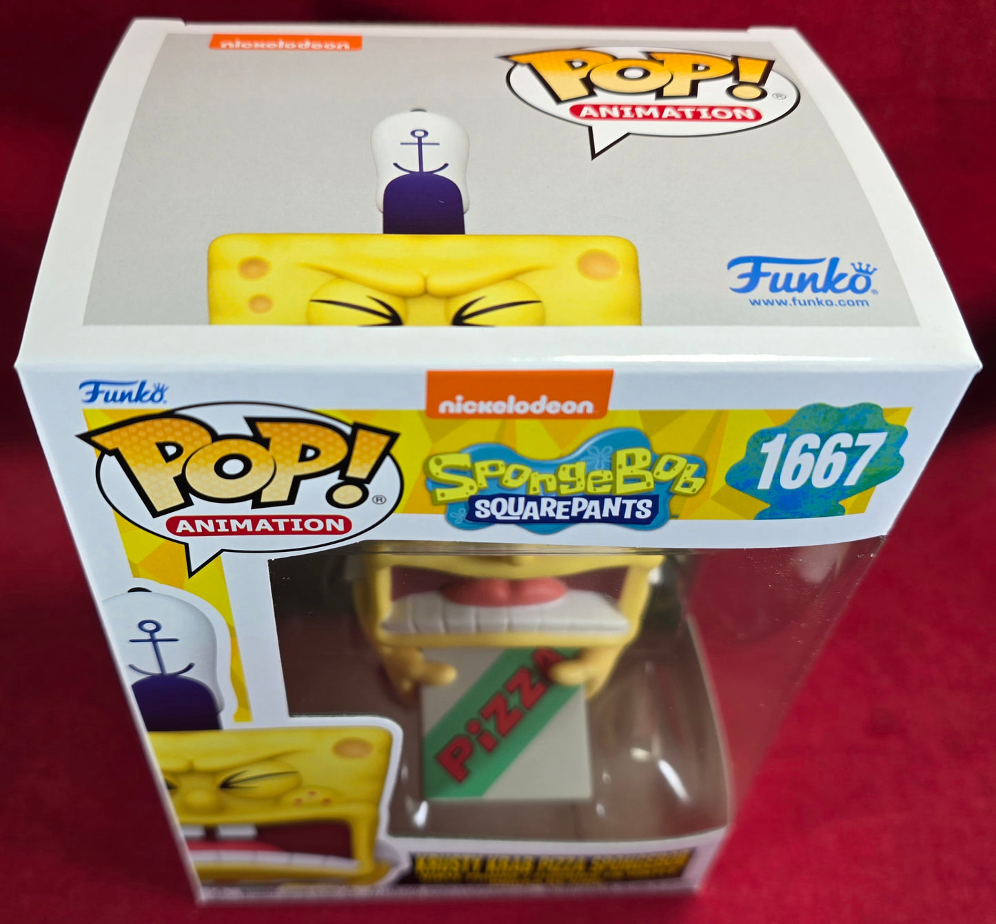 Krusty Krab Pizza SpongeBob funko # 1667 (nib) with pop protector