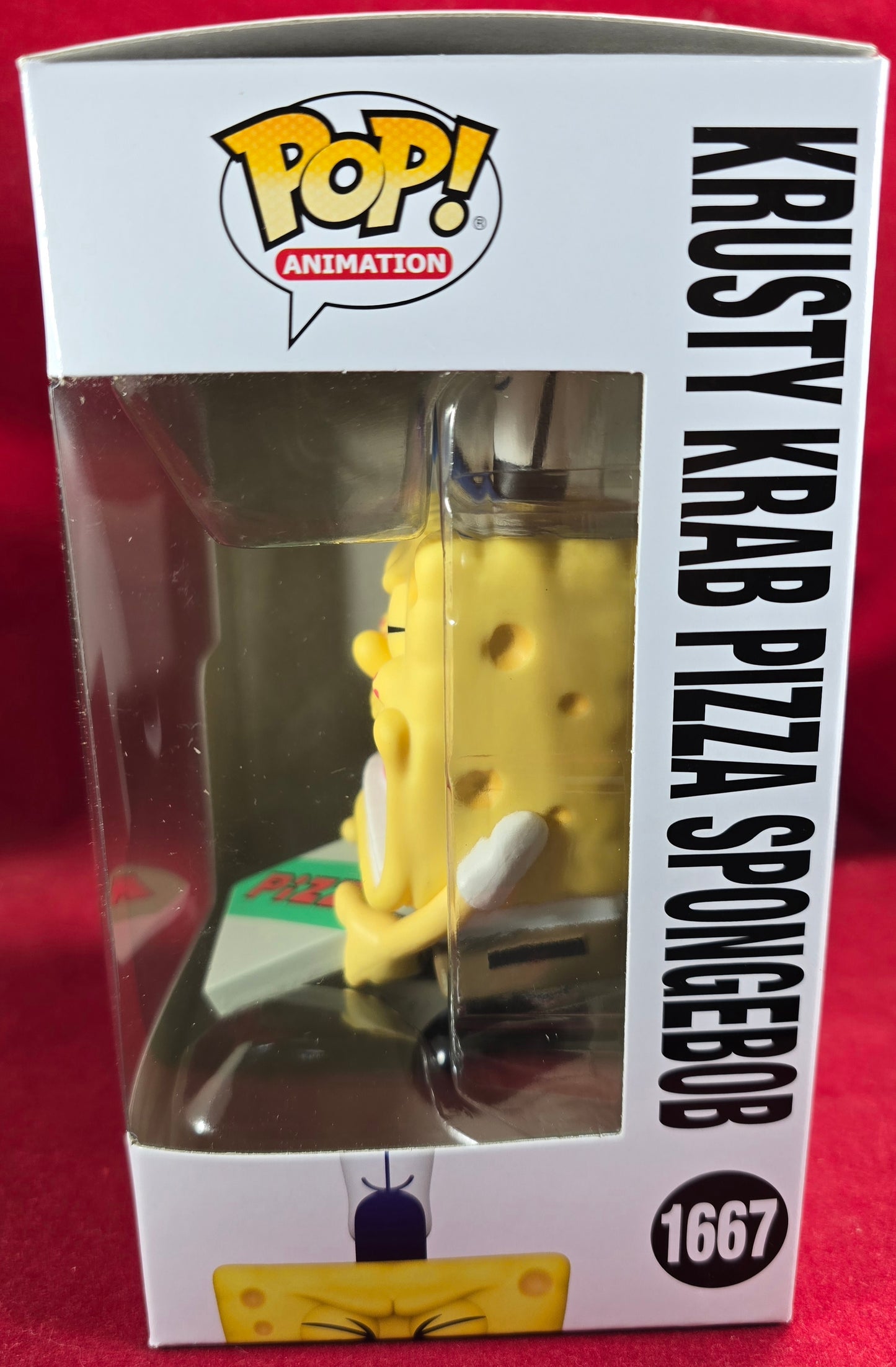 Krusty Krab Pizza SpongeBob funko # 1667 (nib) with pop protector