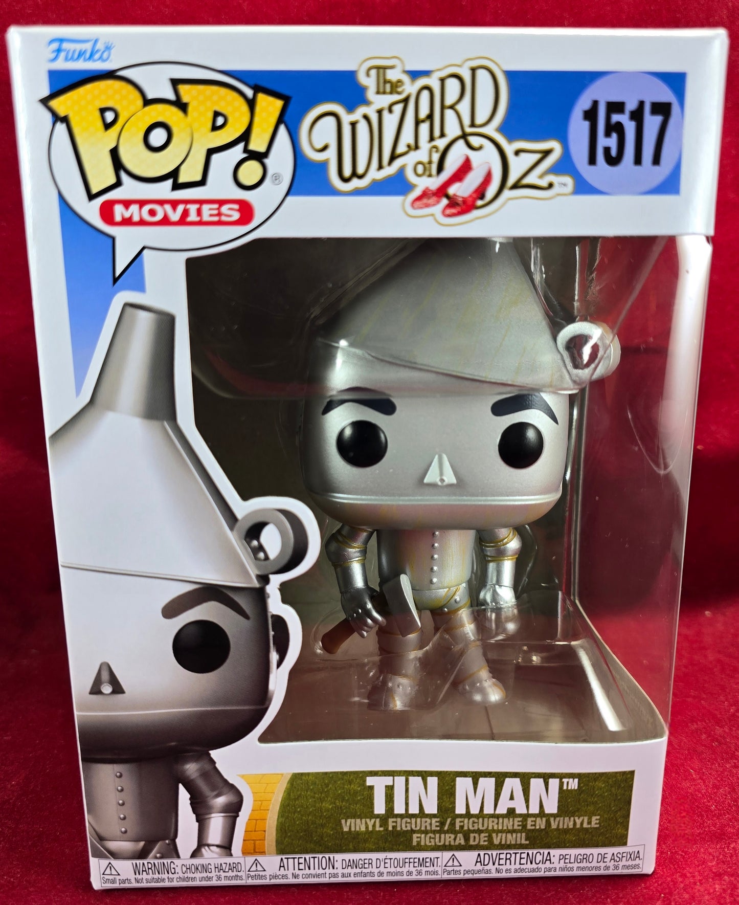 Tin man funko # 1517 (nib)
With pop protector