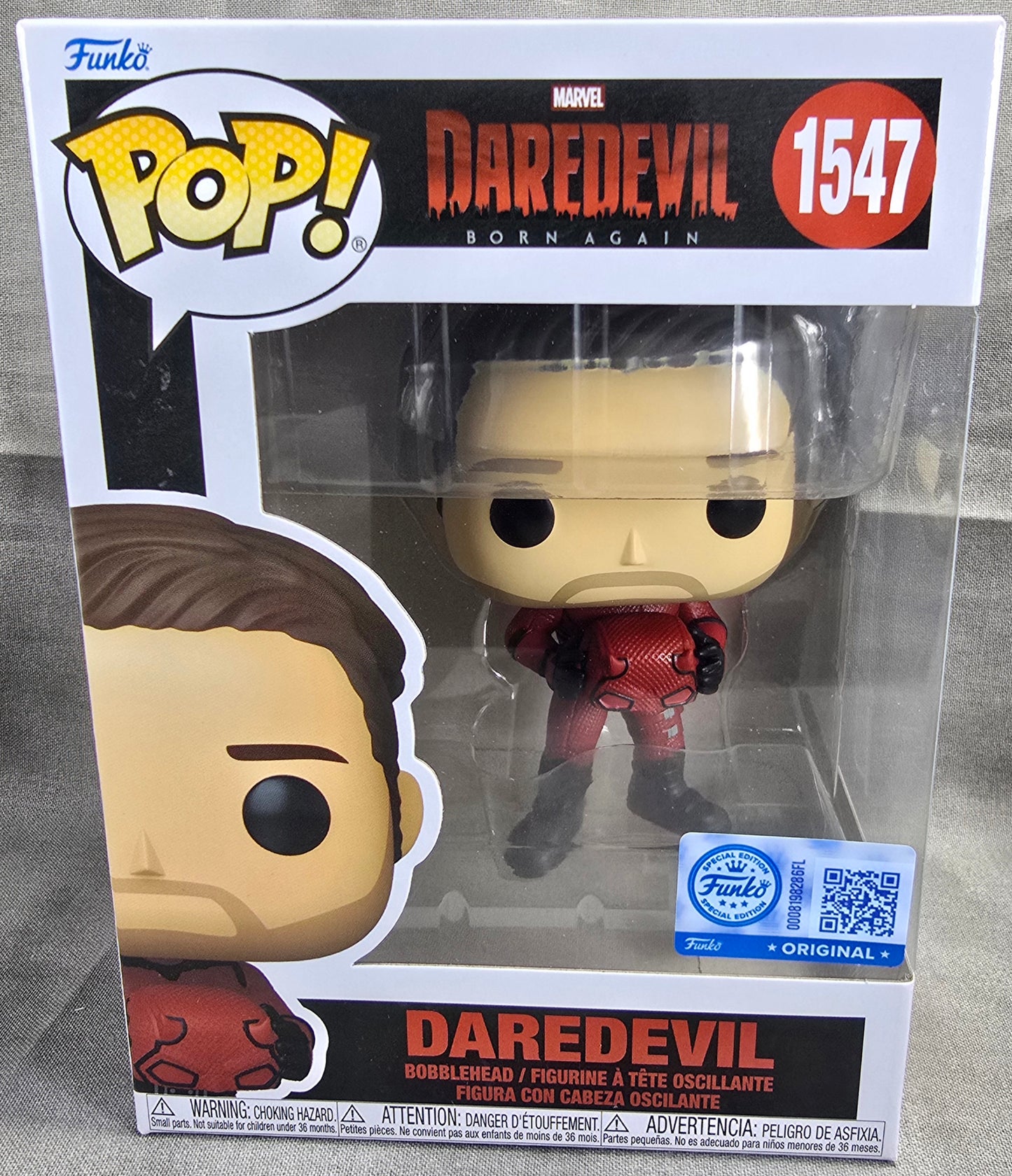 Funko Pop! Vinyl: Daredevil EE Exclusive Funko #1547 (Nib)
With pop protector