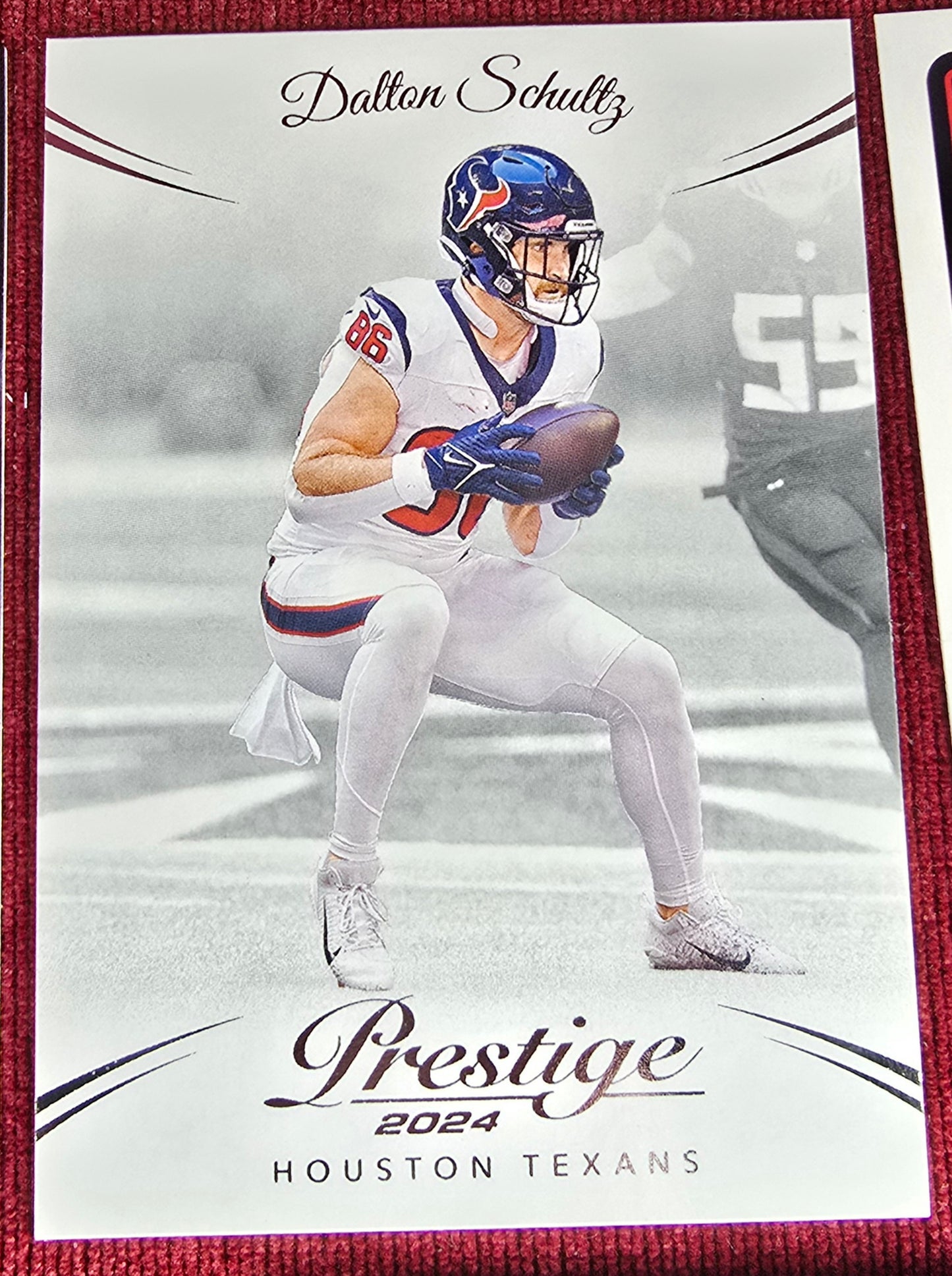 Houston Texans Past And Present Team Football Card Set of 15.
