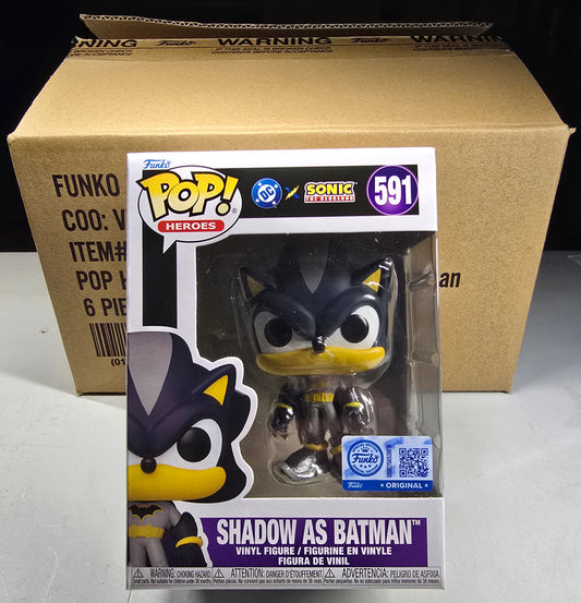 Funko Pop! Vinyl: Exclusive Shadow as Batman # 591 (Nib) 
With pop protector