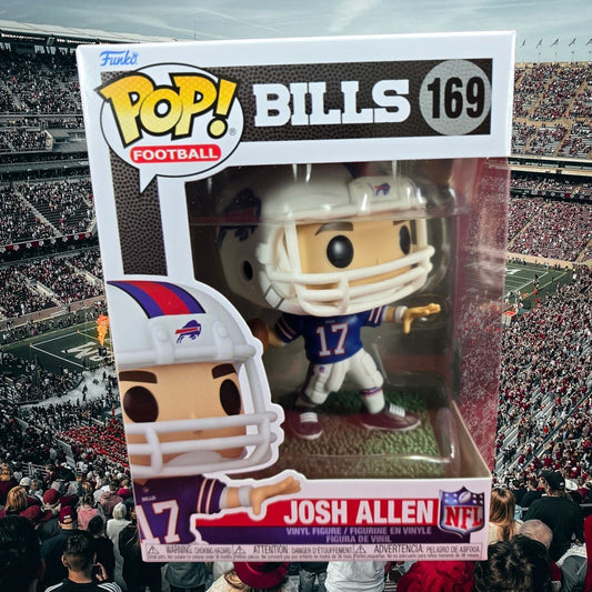 Funko Pop! Football: Josh Allen # 169 (Nib)
With pop protector
